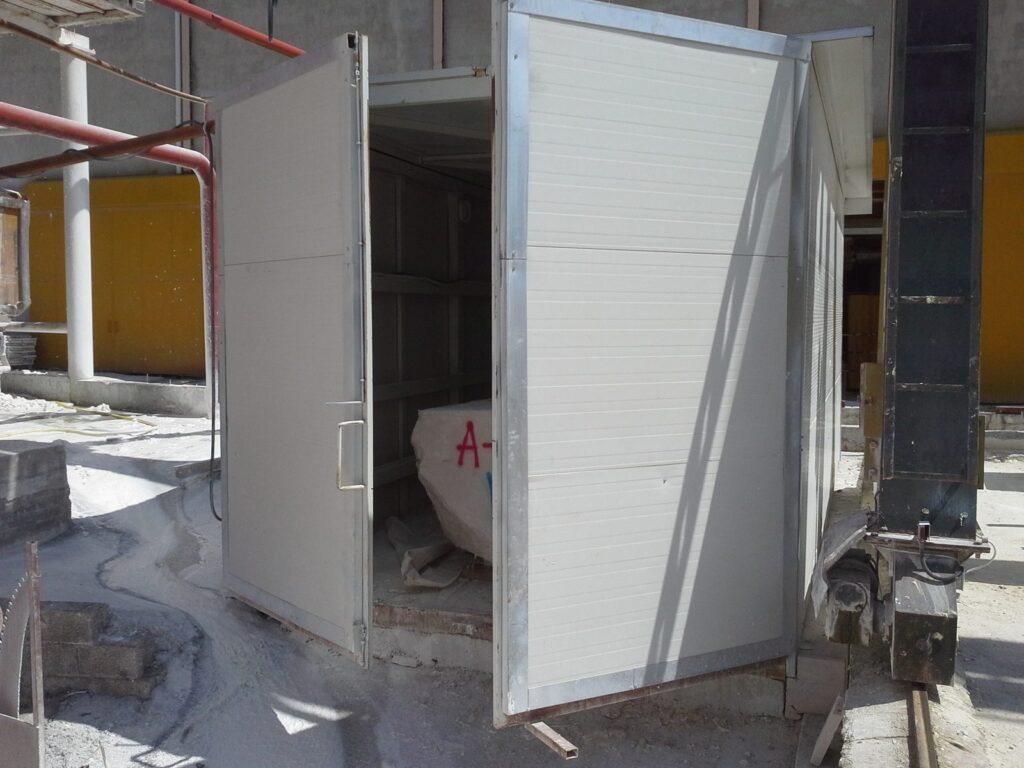 Marble block drying oven