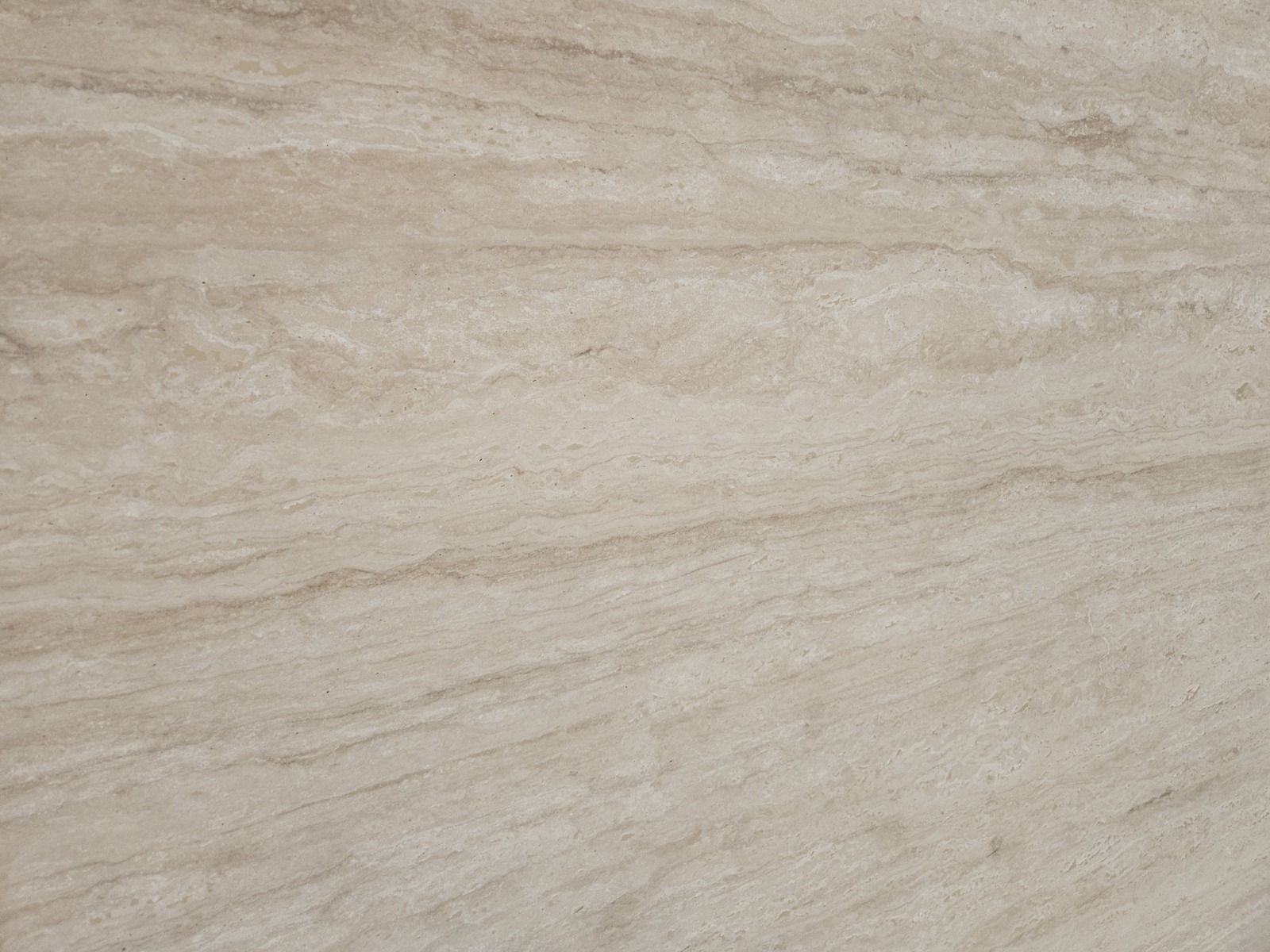 Mastic filled classic travertine surface, close-up