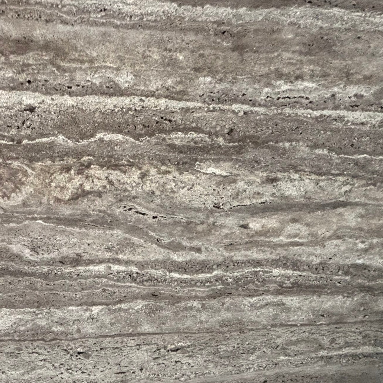 Silver Travertine slab – North Star Marble