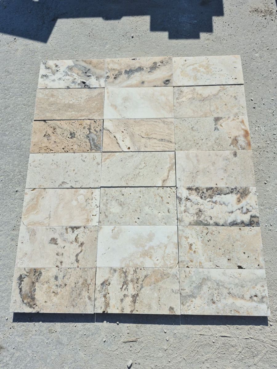 Travertine pavers, 3 cm